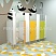 Изображение Детские cантехнические туалетные перегородки 3 кабины (каркас профиль) 